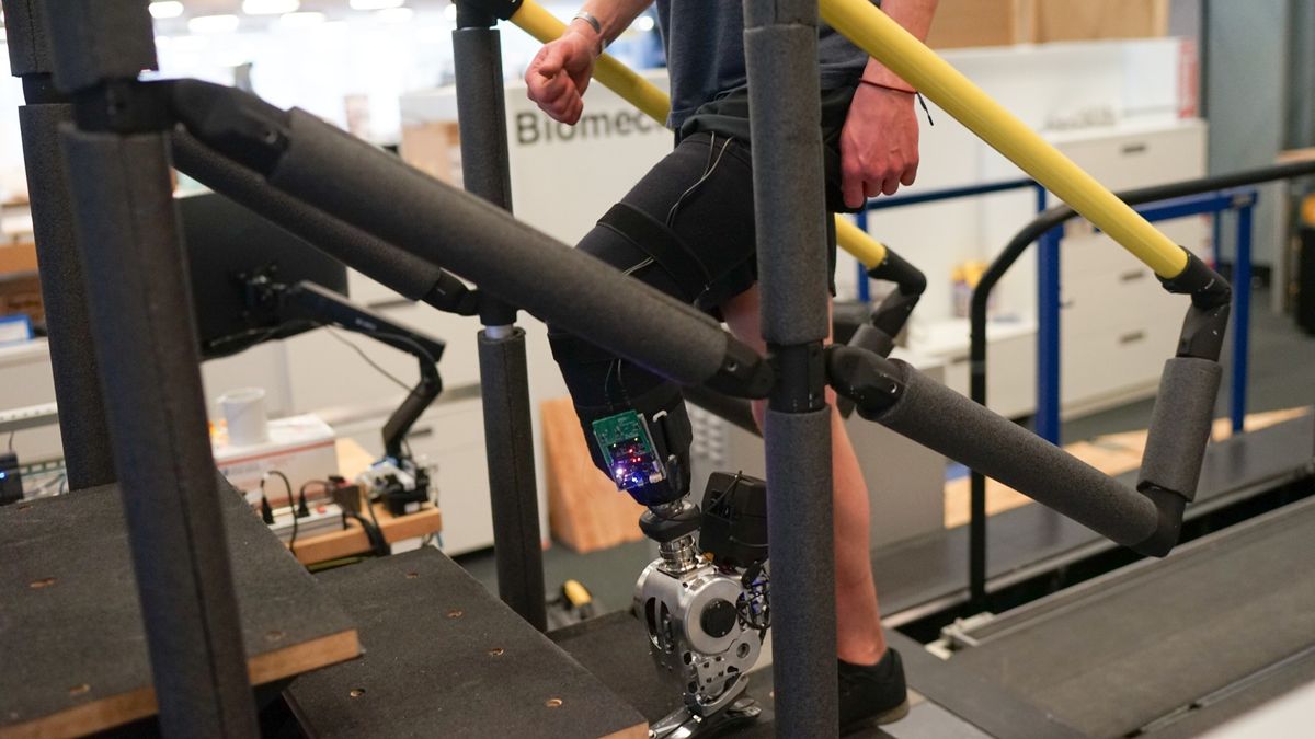 Bionic legs plugged immediately into nervous system enable unprecedented ‘diploma of thoughts administration’